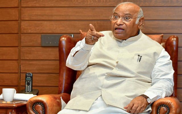 Congress president Mallikarjun Kharge