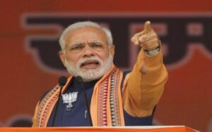Prime Minister Narendra Modi launched a scathing attack on Congress