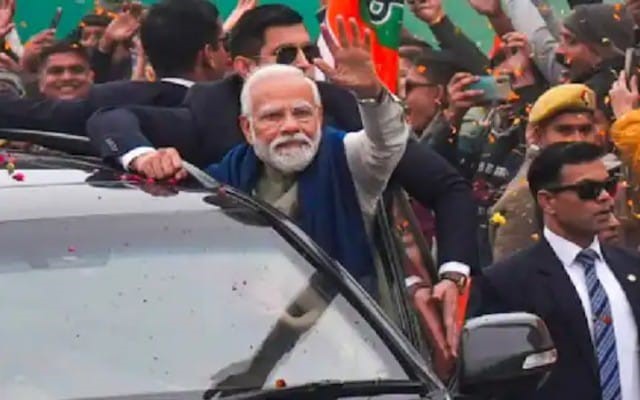 Prime Minister Modi gears up for his participation in the road show