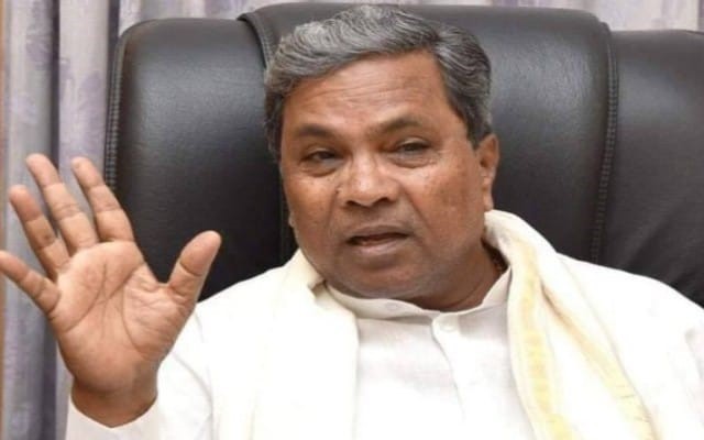 Karnataka Chief Minister Siddaramaiah