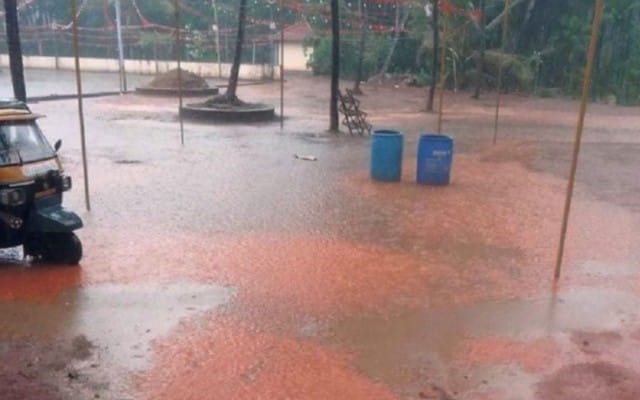 Rainfall in parts of Dakshina Kannada, Udupi